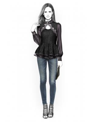 4388 Bluse foto