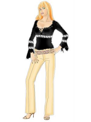 5278 Bluse foto