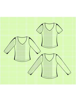 5640 Basis jersey t-shirt foto