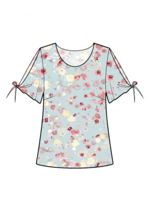 Sy-inspiration Bluse med ærmebinding for hobby-syersker.