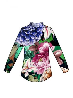 Kreer din egen bluse med DIY symønster for poloknaplukning.