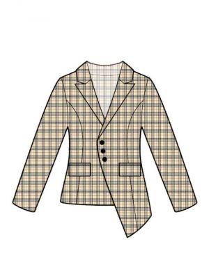 DIY syprojekt Design din egen blazer med digitalt mønster.