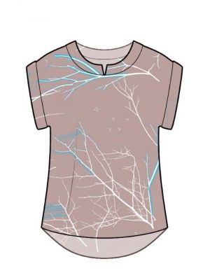 Sy din egen bluse-t-shirt, PDF mønster tilgængeligt.