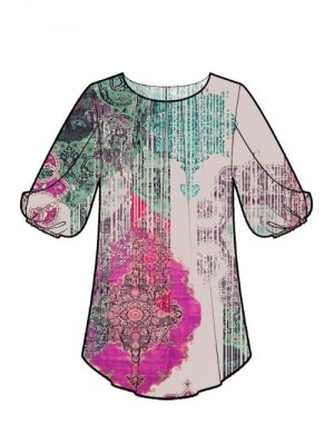 DIY syprojekt, tilpas din chiffon-bluse med 2 lag.