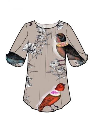 Skab din personlige chiffon-bluse, brug vores elektroniske mønster.