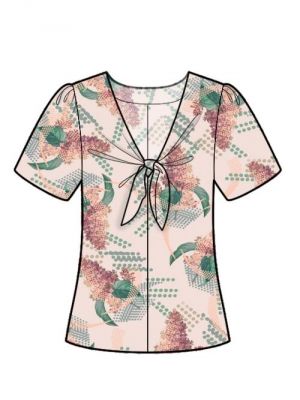 DIY syprojekt, tilpas din bluse med bindelukning.