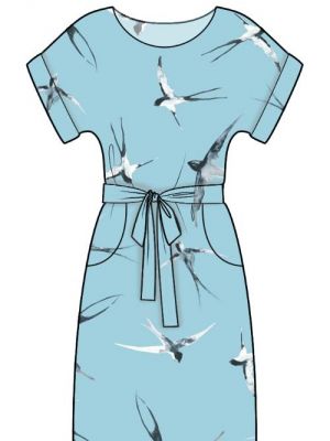 Sy din egen t-shirt kjole, PDF mønster tilgængeligt.