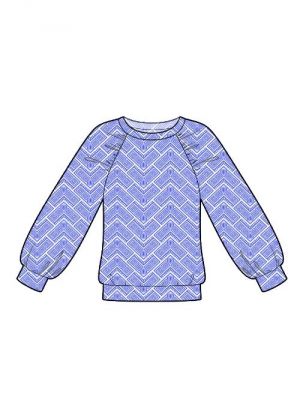 DIY syprojekt, tilpas din sweatshirt med draperede ærmer.