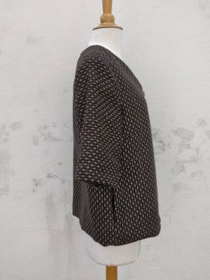 PDF symønster til download, DIY kort bluse med knapper.