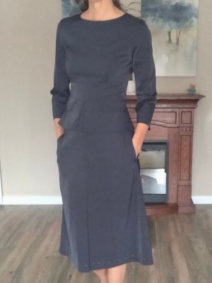 Sy din egen bluse med peplum, PDF mønster tilgængeligt.