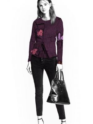 Inspiration til syning, jakke med unik peplum.