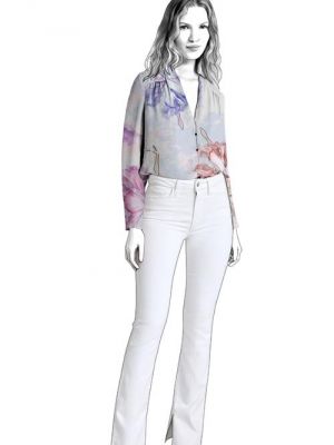 Poleret look med denne bluse for både formelle og afslappede anledninger.