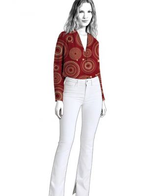 Alsidiig bluse, stylebar til forskellige lejligheder.