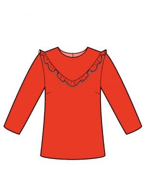 PDF-snitmønster for elegant ærmeløs bluse, klar til download og syning.