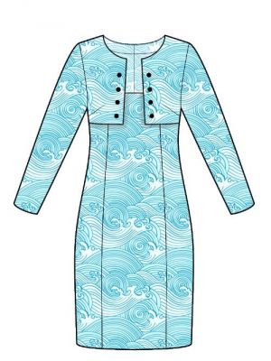 Lav din egen designer kjole med vores omfattende bolero kjole-mønster.