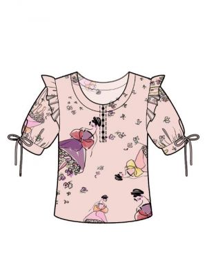 Symønster efter dine egne mål – DIY bluse med skulderflæser.