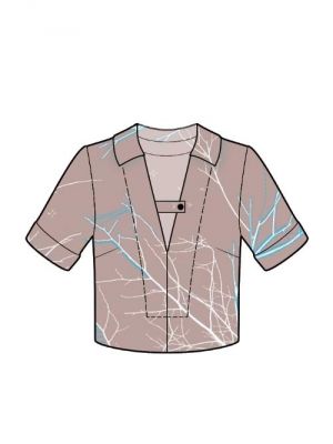 Elektronisk mønster til syning – kreer en blouson med unikt design og krave.