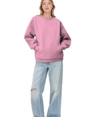 DIY syprojekt Sweatshirt med stiklommer fra vores PDF mønster.
