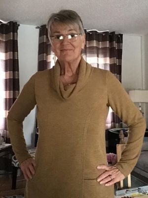 Symønster til sweater med vandfaldskrave – model 4237.