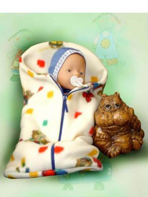 Digitalt symønster for varm baby-sovepose – skab hygge for de mindste.