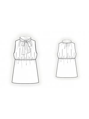 4063 Bluse teknisk tegning