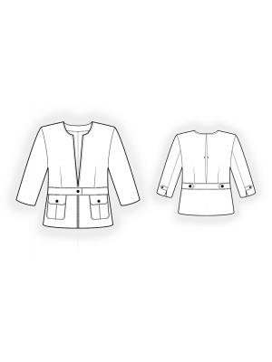 4143 Blazere teknisk tegning