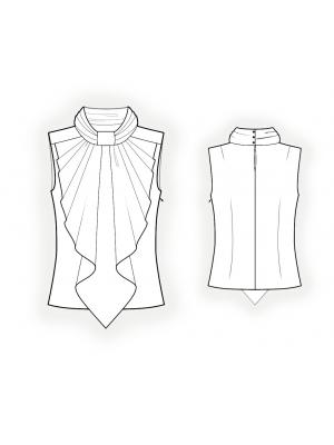 4297 Bluse teknisk tegning