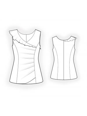 4425 Bluse teknisk tegning