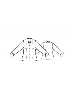 5094 Bluse teknisk tegning