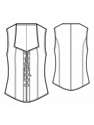 5440 Corsager teknisk tegning