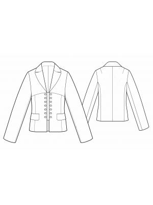 5550 Blazere teknisk tegning