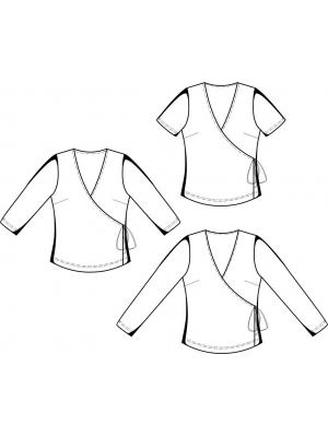 5644 Bluse teknisk tegning