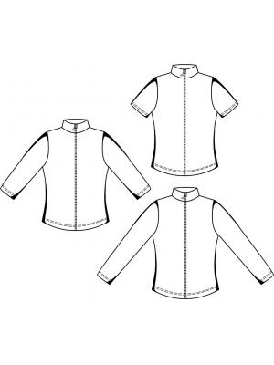 5650 Bluse teknisk tegning