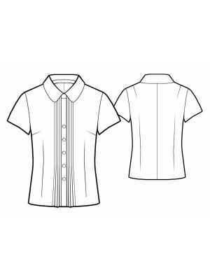 5760 Bluse teknisk tegning