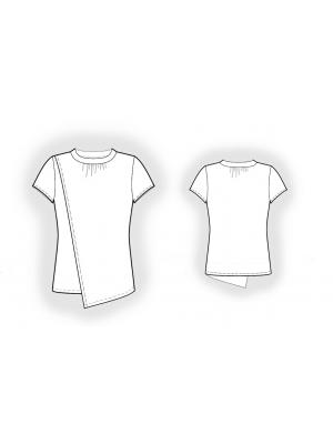 5969 Bluse teknisk tegning