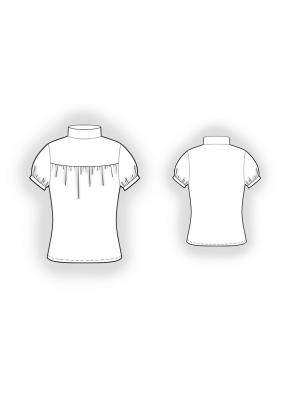 5970 Bluse teknisk tegning
